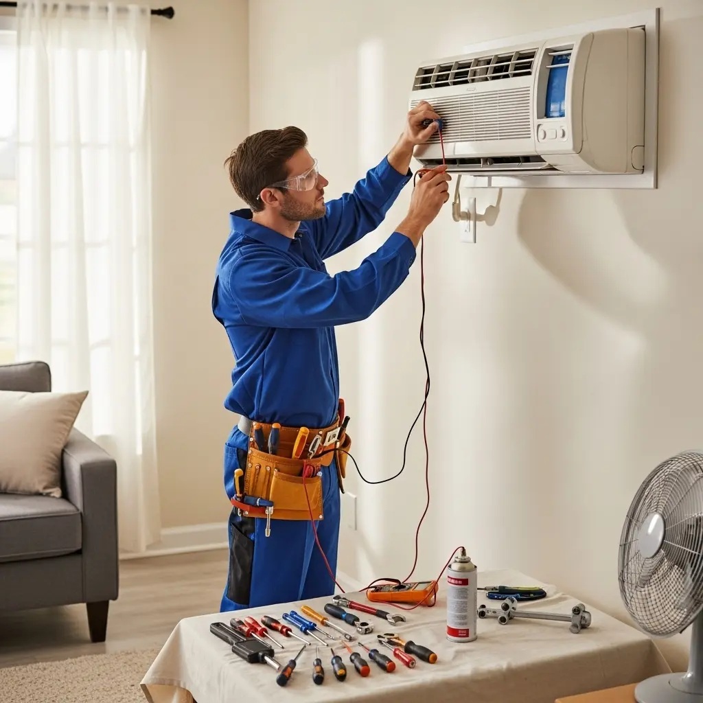 Çayırova Hotpoint Hotpoint klima gaz dolumu ve bakım – Enerji verimliliği artırıldı. - Teknik servis örneği